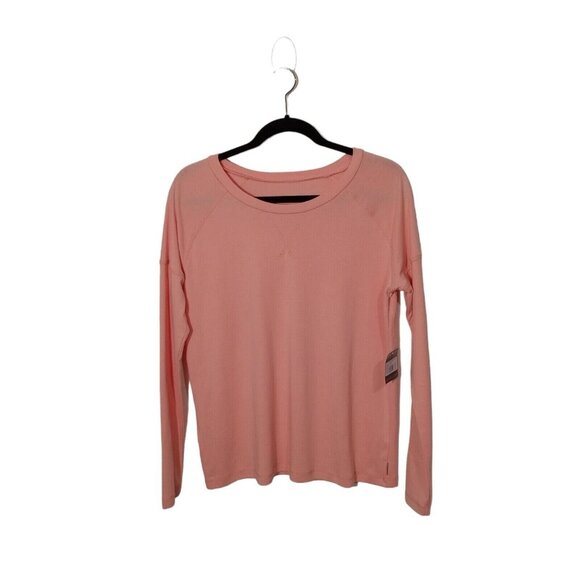 Eddie Bauer Long Sleeve Raw Edge Tee Size Small NWT - Picture 1 of 8